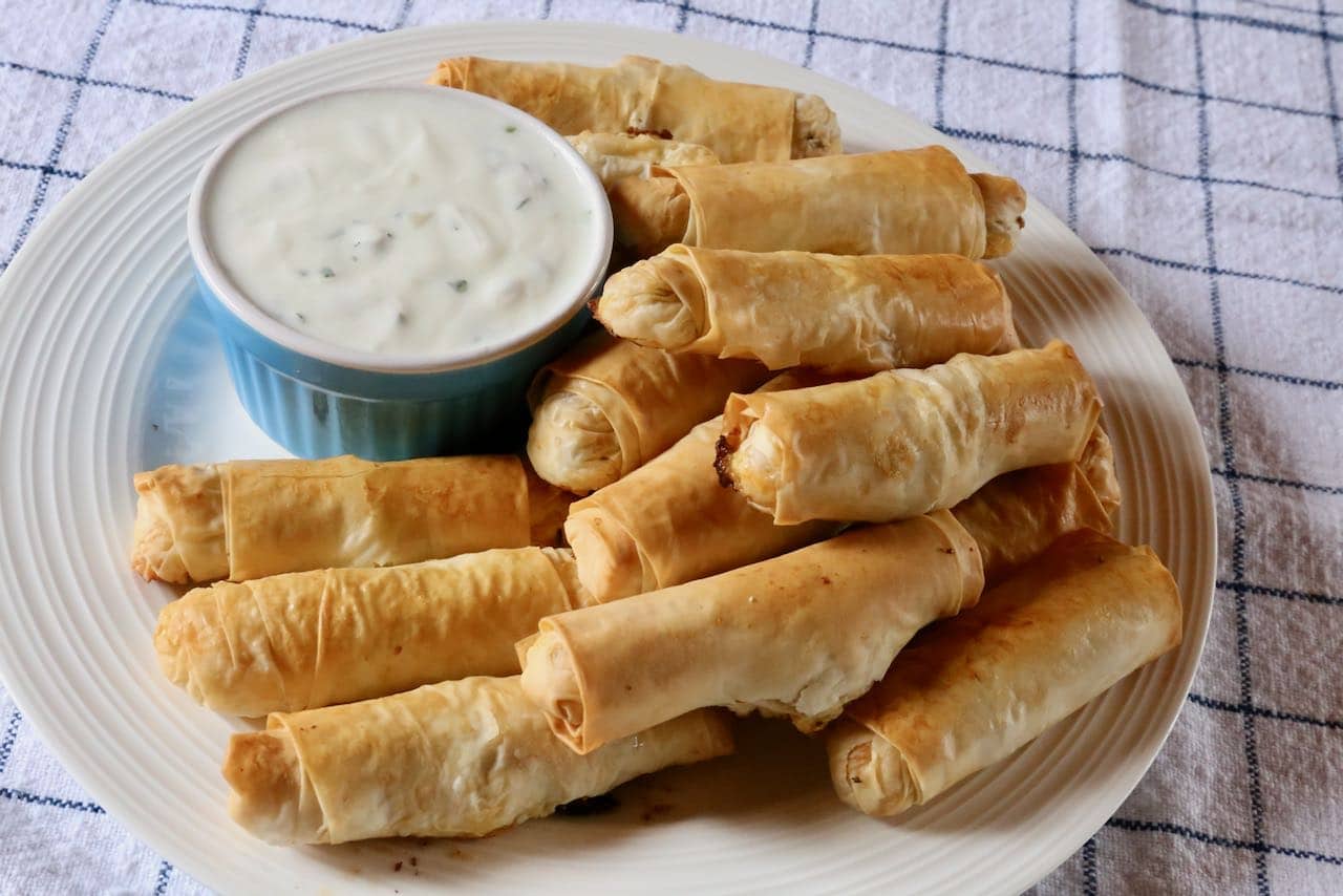 Now you're an expert on how to make the best homemade Sigara Börek Turkish Filo Cheese Rolls!
