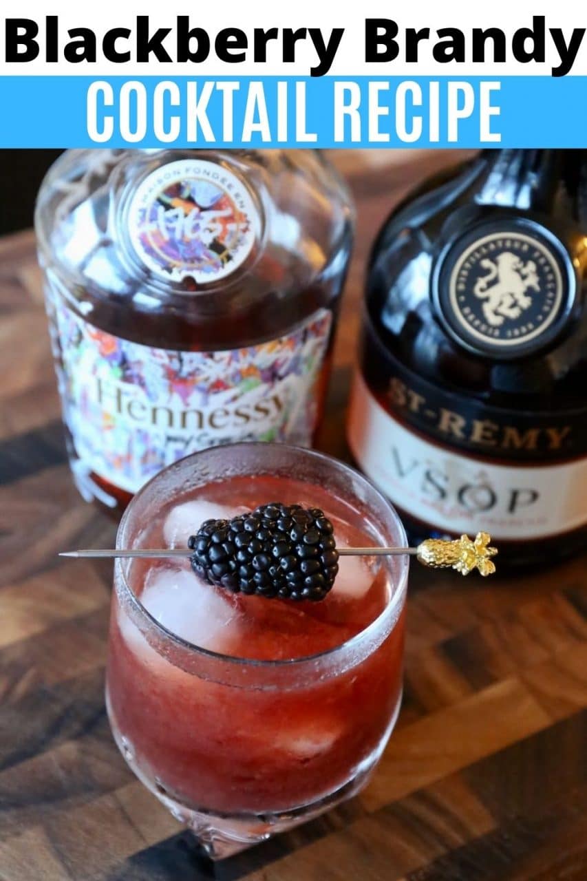 Save our Blackberry Brandy Cocktail Drink recipe to Pinterest!