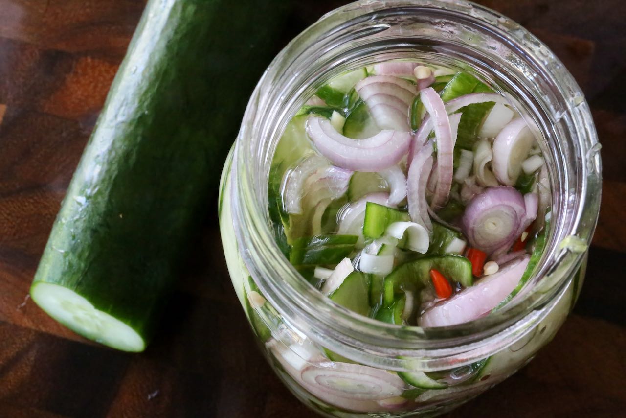 Acar Timun Indonesian Cucumber Pickles Recipe