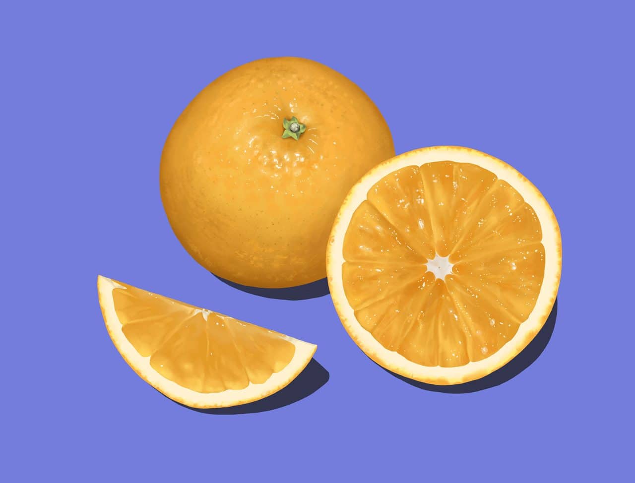 Now you're an expert on how to make a realistic orange drawing!