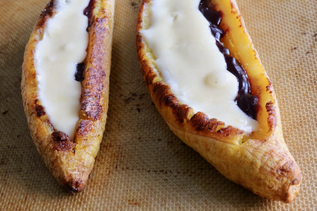We love serving Baked Plantain with Cheese at breakfast or as an afternoon snack.