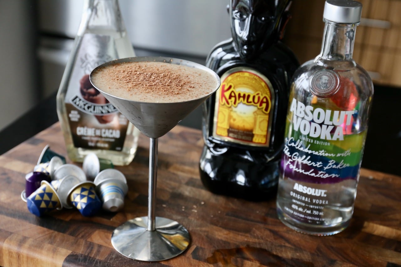 Chocolate Kahlua Espresso Martini Cocktail Drink Recipe