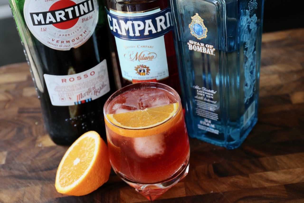 This Campari Gin Cocktail is a balanced drink that is both bitter and refreshing.