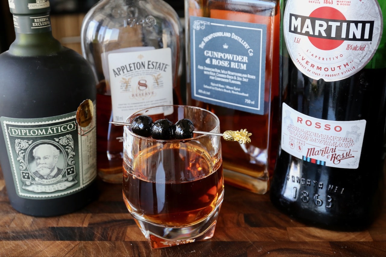 Now you're an expert on how to make the best Rum Manhattan cocktail recipe!