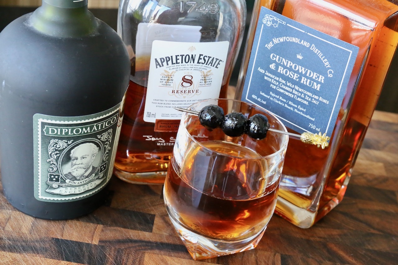 We suggest prepared a Rum Manhattan with Diplomatico or Appleton Estate Rum.