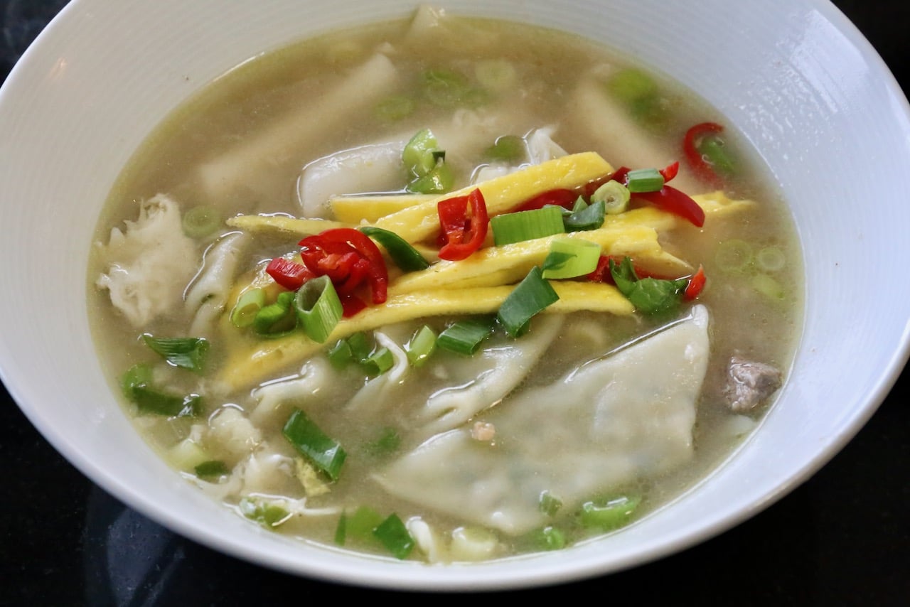 Tteok Mandu Guk Korean Rice Cake Dumpling Soup Recipe