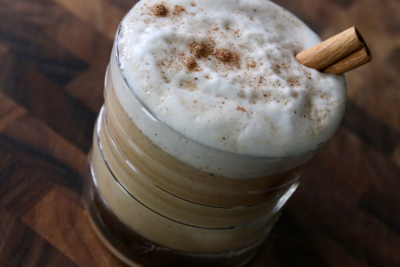 Now you're an expert on how to make the best easy Vegan Eggnog Aquafaba Cocktail recipe!