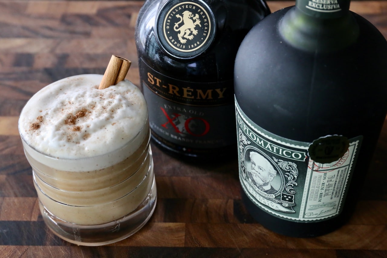 This eggnog recipe is the perfect Christmas craft cocktail for vegans. 