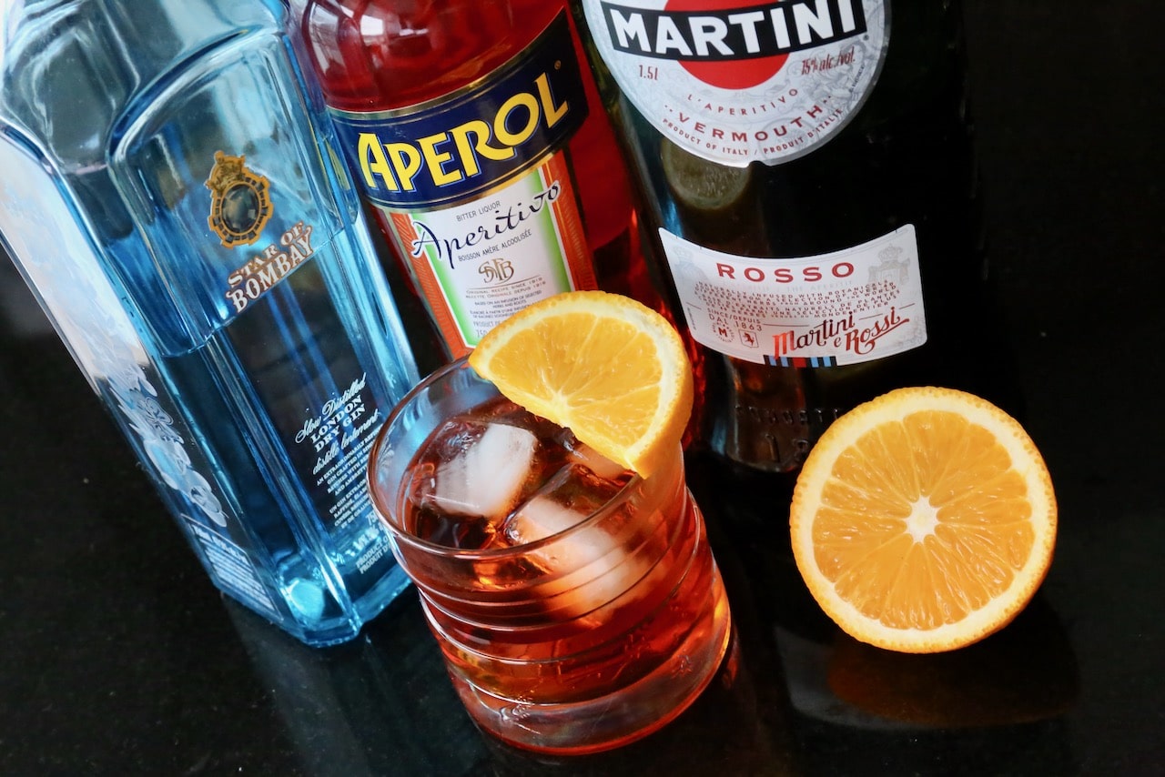 We love serving this Aperol cocktail at an Italian themed dinner party.