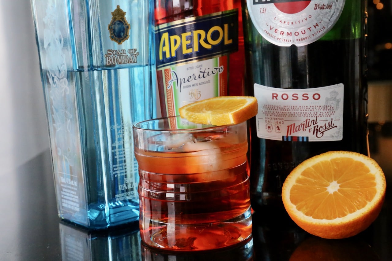 Aperol Negroni is a sweeter version of the traditional Campari drink.