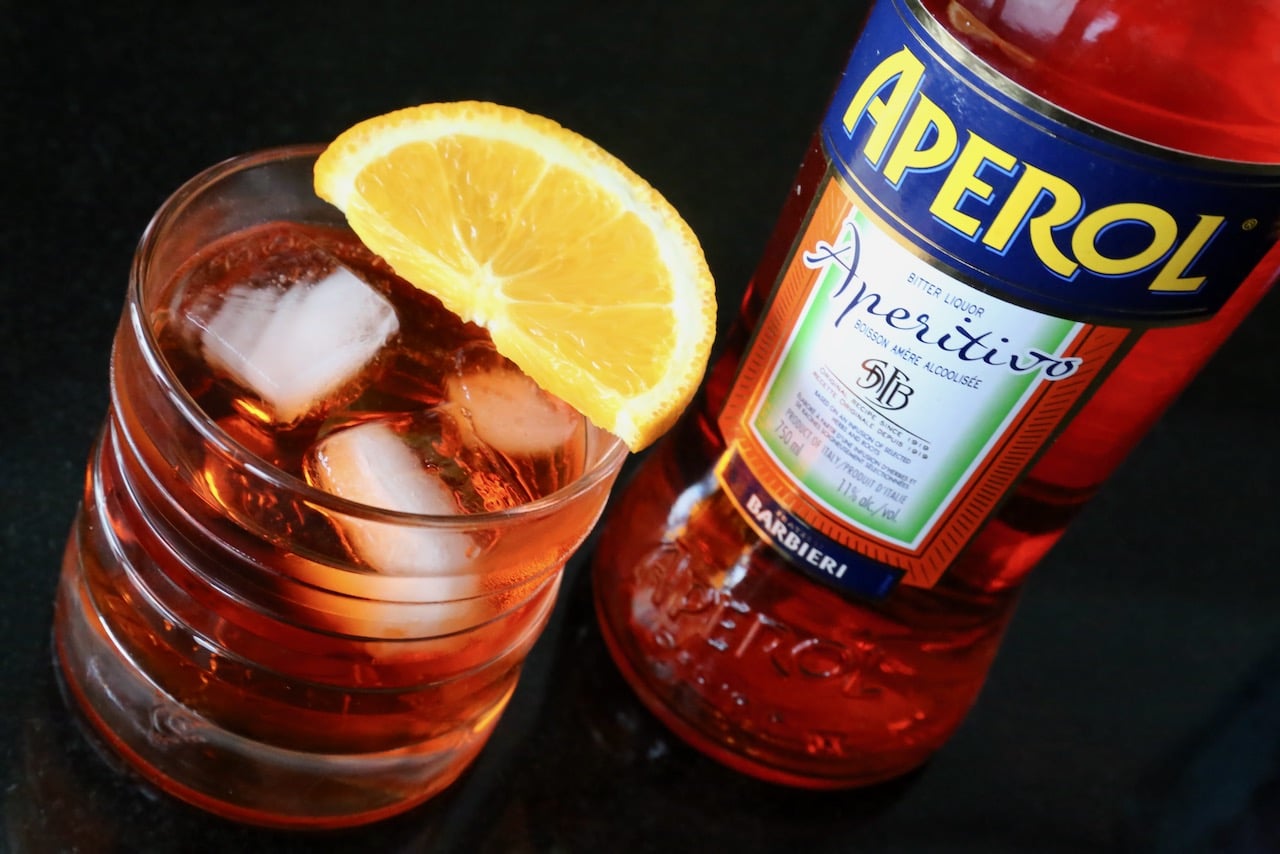 Aperol Negroni Cocktail Drink Recipe