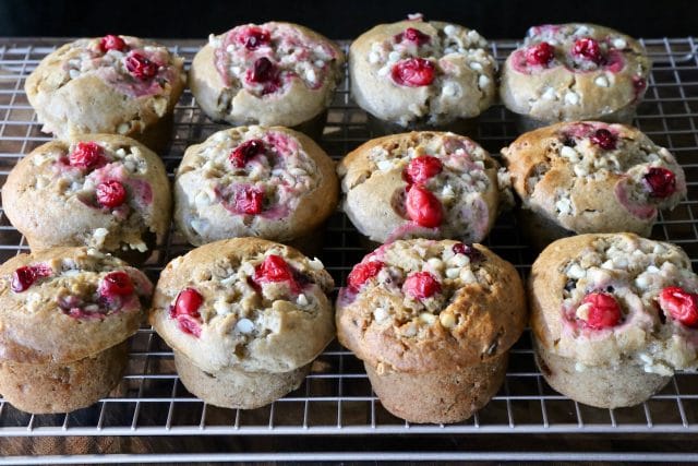 Christmas Cranberry and White Chocolate Muffins Recipe - dobbernationLOVES