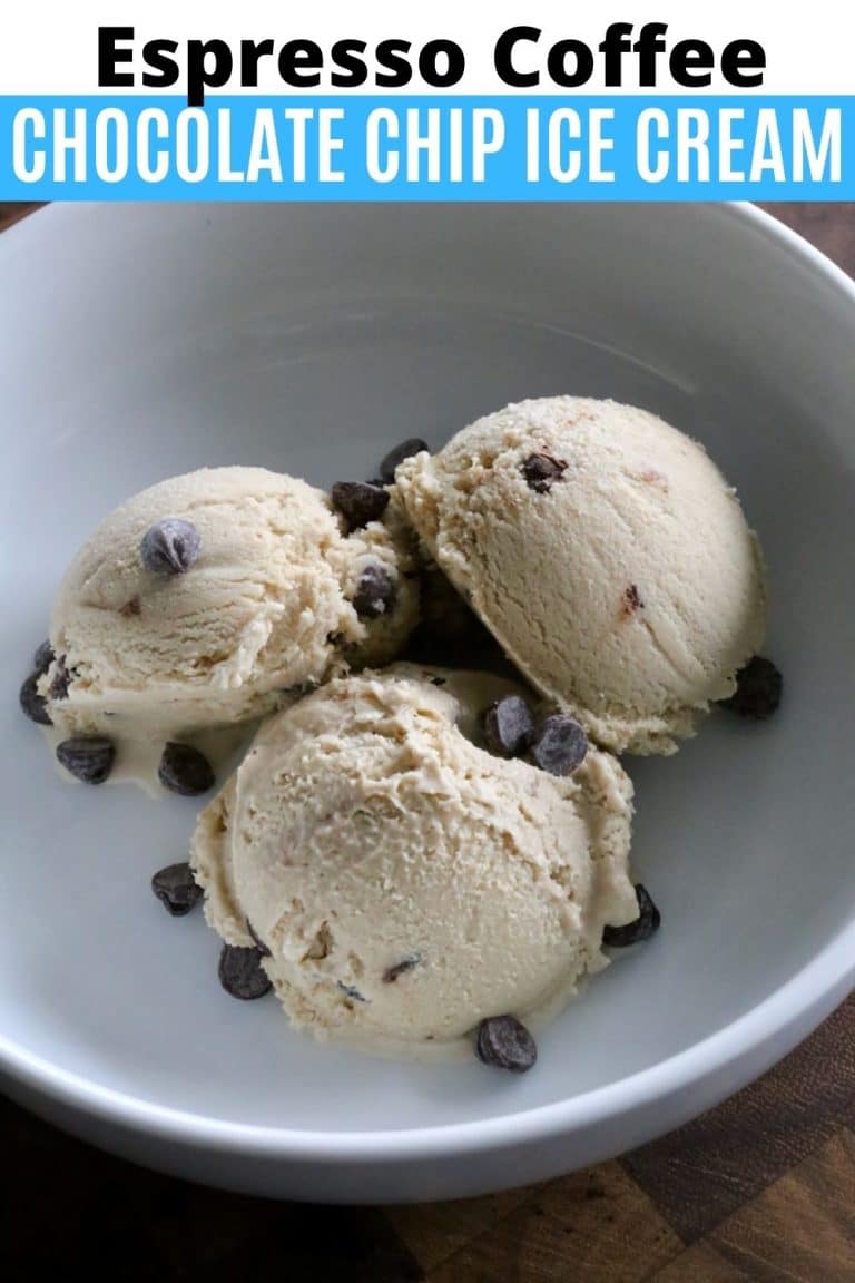 Espresso Coffee Java Chip Ice Cream Recipe - dobbernationLOVES