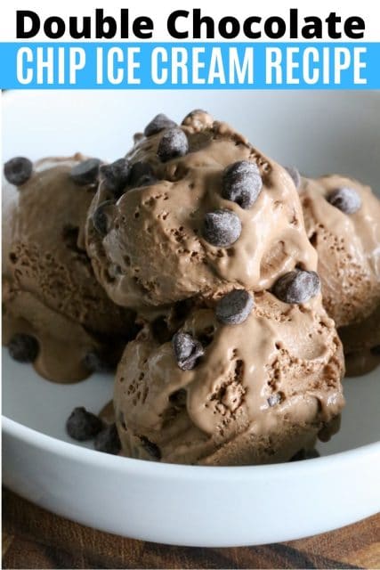 Homemade Double Chocolate Ice Cream Recipe - dobbernationLOVES