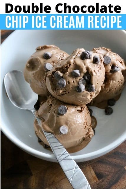Homemade Double Chocolate Ice Cream Recipe - dobbernationLOVES