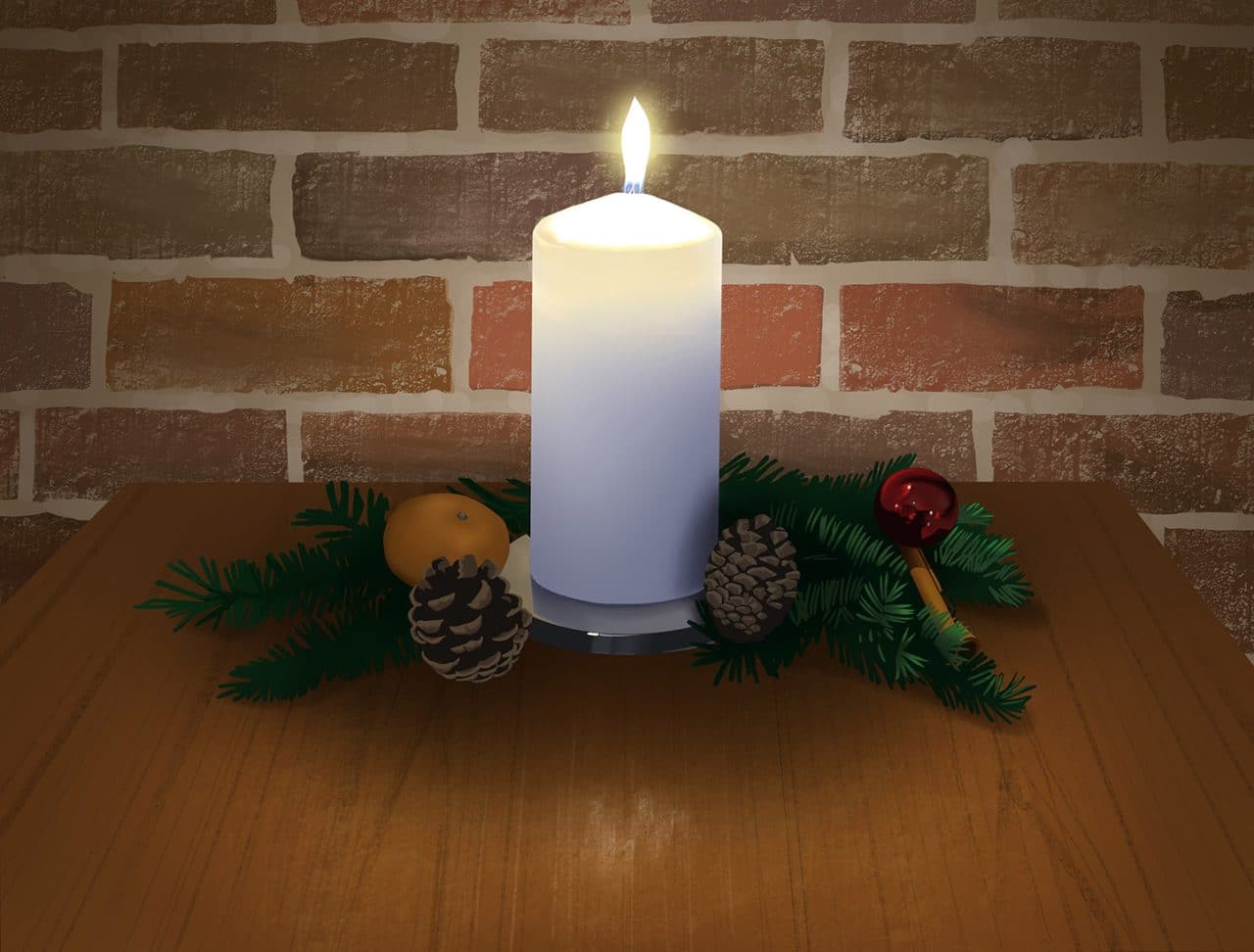 Now you're a pro on how to make a realistic candle drawing!