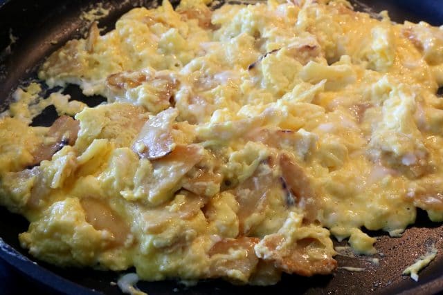 Migas con Huevo Mexican Tortilla Scrambled Eggs Recipe - dobbernationLOVES