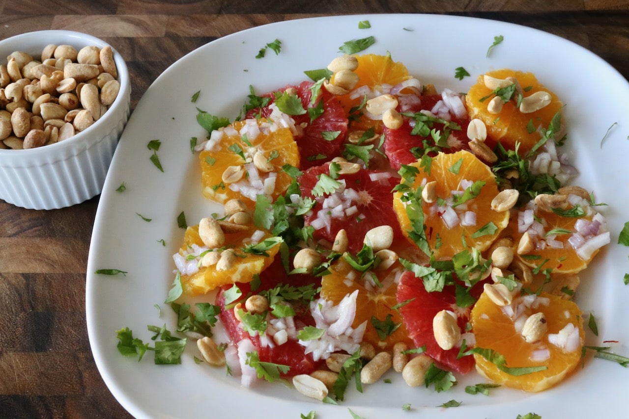 Now you're an expert on how to make a deliciously juicy Citrus Peanut Salad!