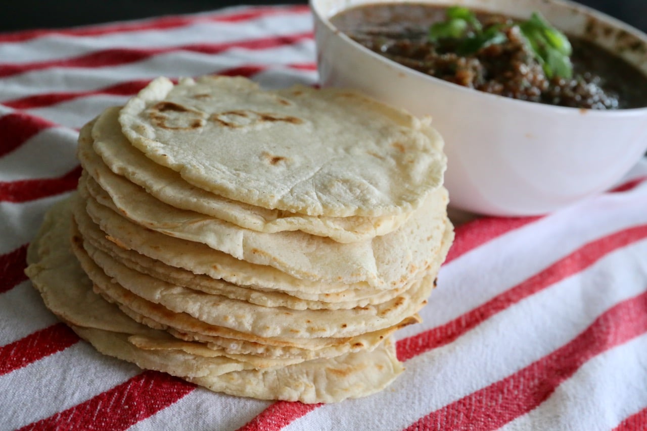 Serve Tortillas de Maiz with homemade salsa or in Mexican dishes like tacos or enchiladas.
