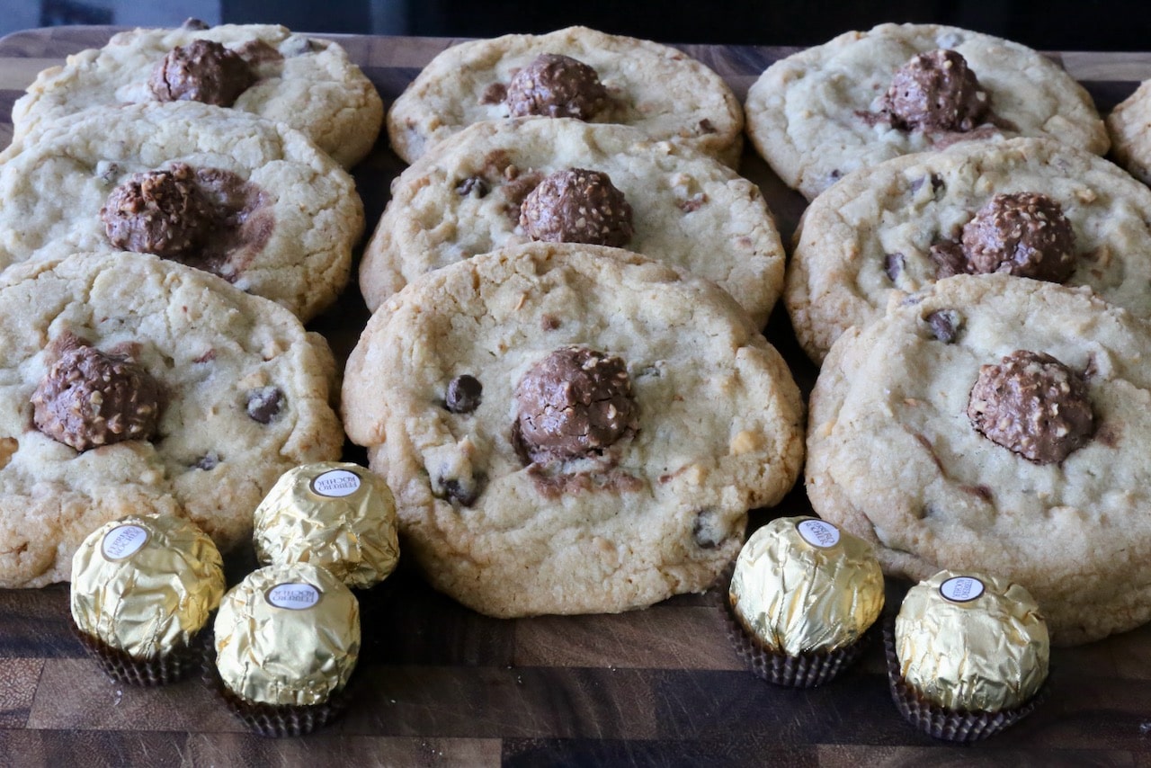Now you're an expert on how to make the best Ferrero Rocher Cookies!