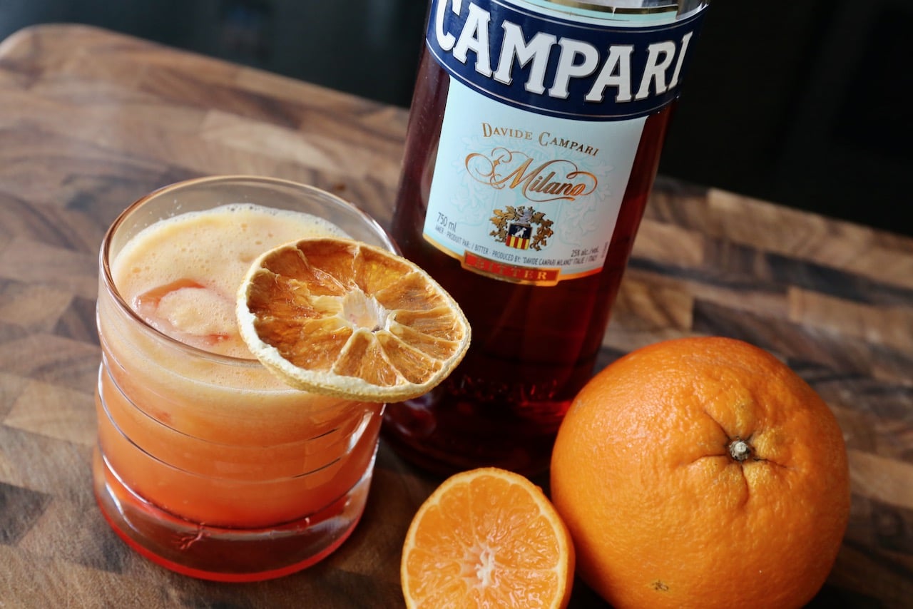Garibaldi Cocktail Campari Orange Juice Drink Recipe