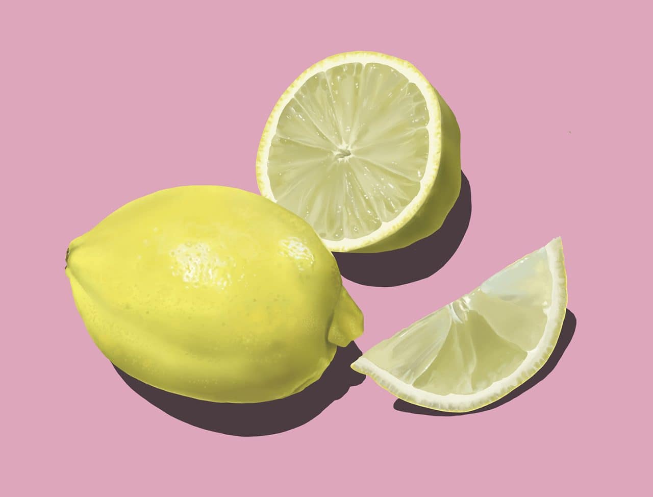 how to draw a lemon slice