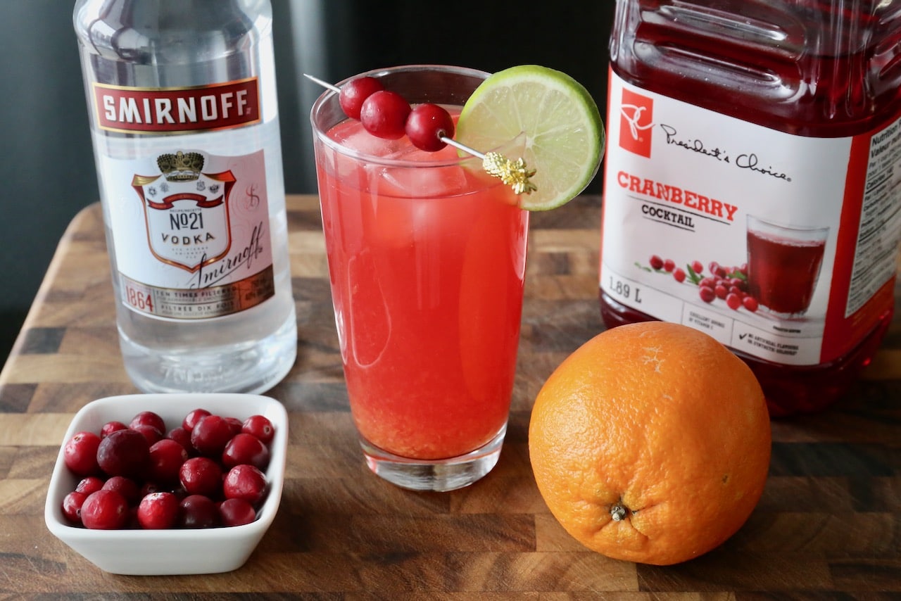We love making this Madras Cocktail recipe with Smirnoff Vodka.