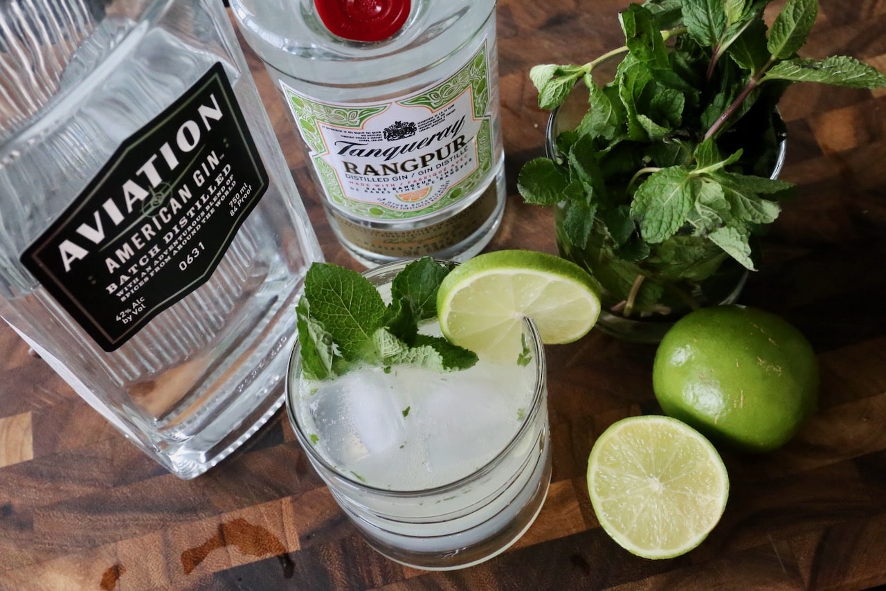 We love serving this Mojito with Gin on a hot summer day. 