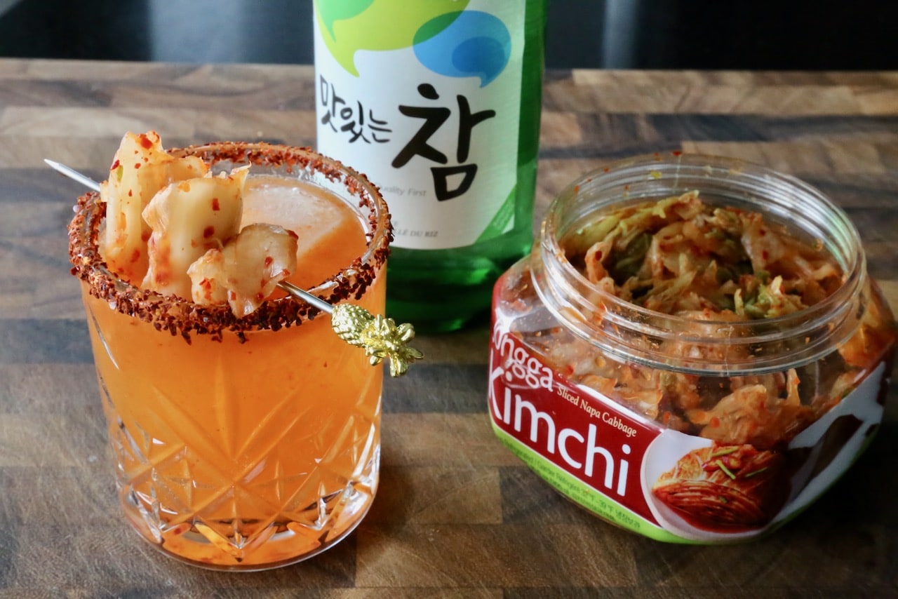 Now you're an expert on how to make the best Korean Kimchi Soju Cocktail recipe!