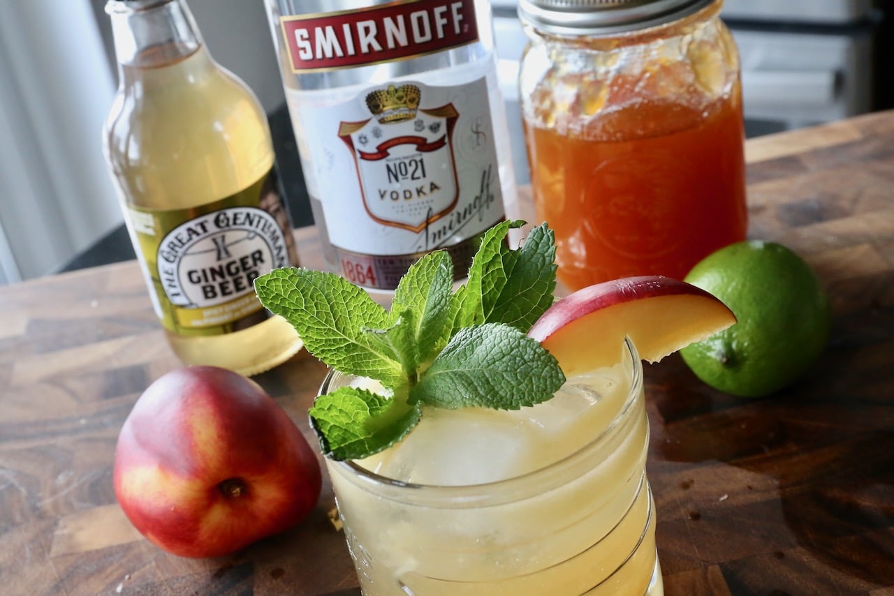 Now you're an expert on how to make the best Peach Moscow Mule Cocktail recipe!