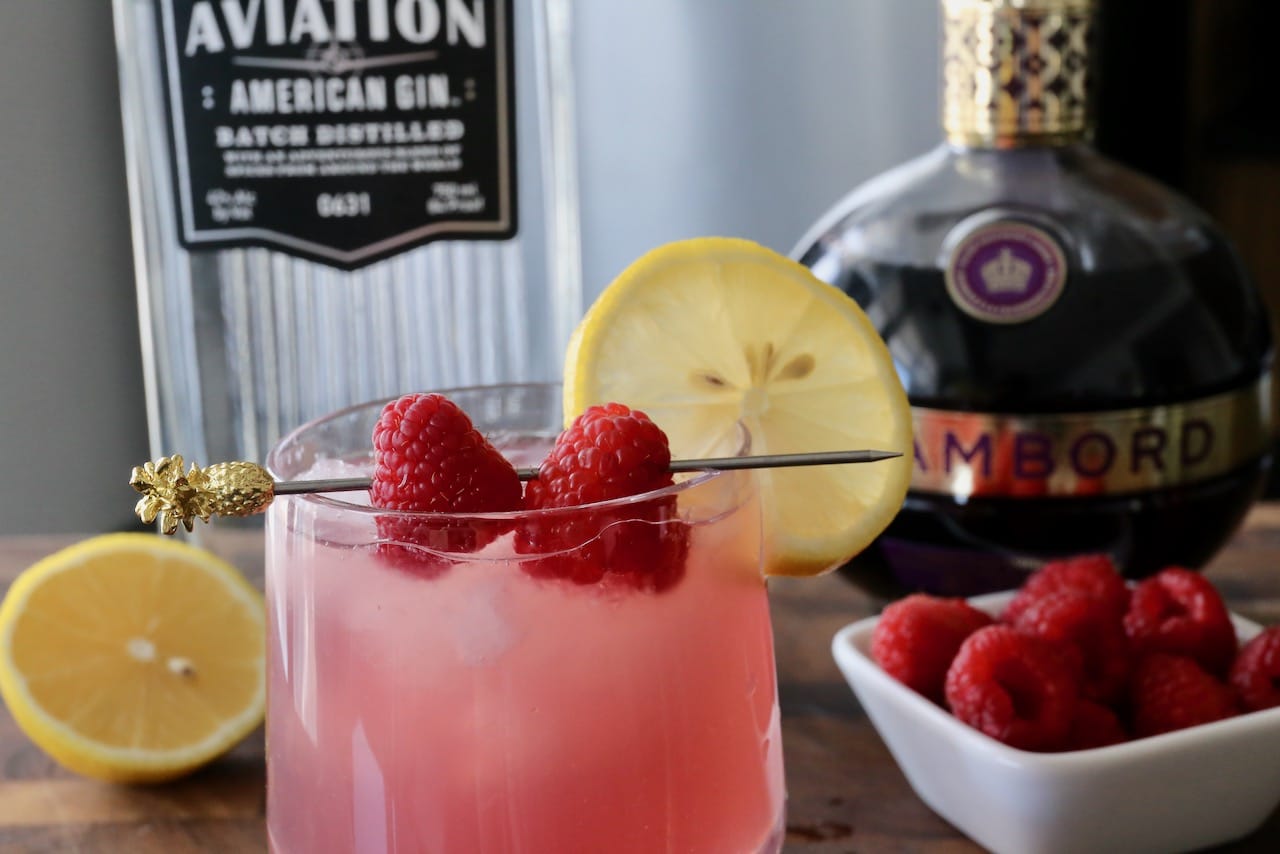 We love serving this refreshing Chambord Bramble recipe on a hot summer day.