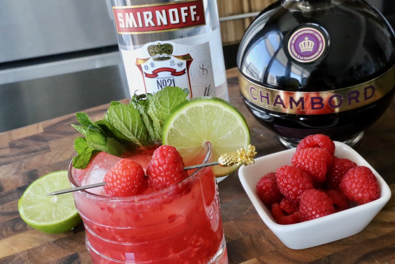 Raspberry Moscow Mule Photo Image.