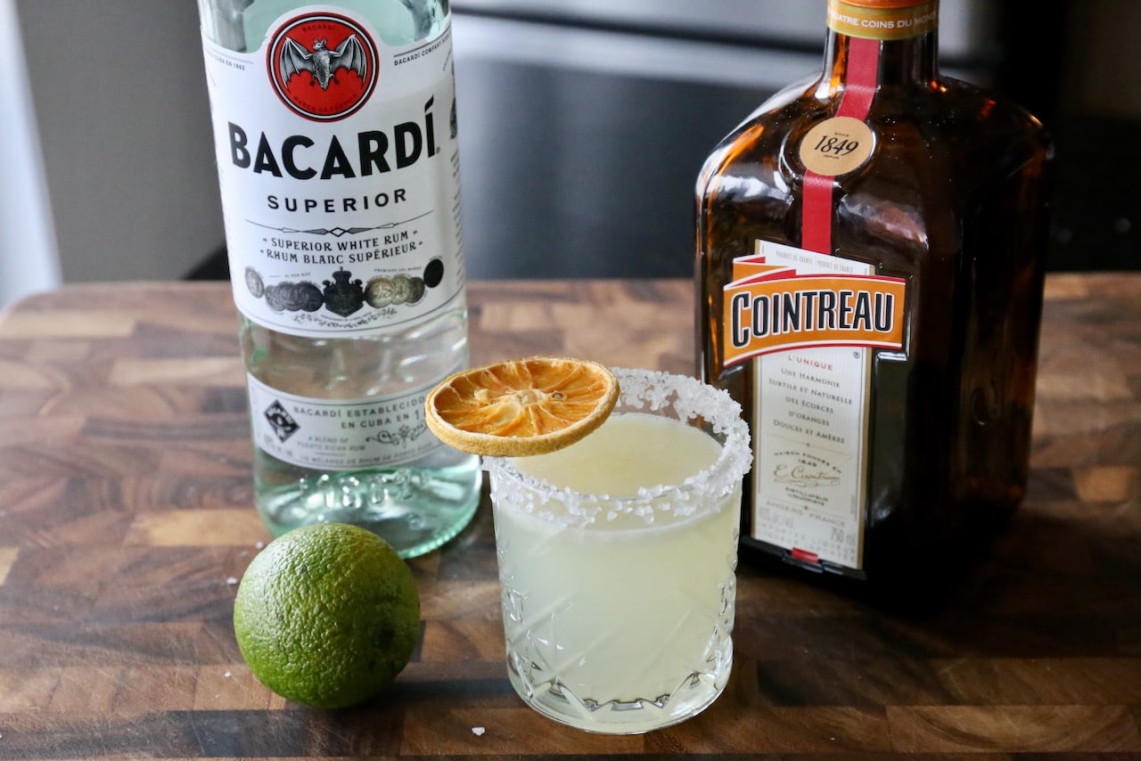 We like to make a Rum Margarita with Bacardi Superior.