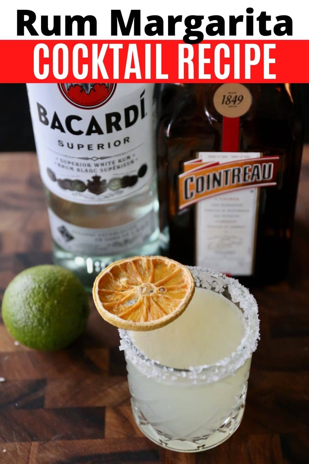 Rum Margarita Cocktail Drink Recipe - dobbernationLOVES