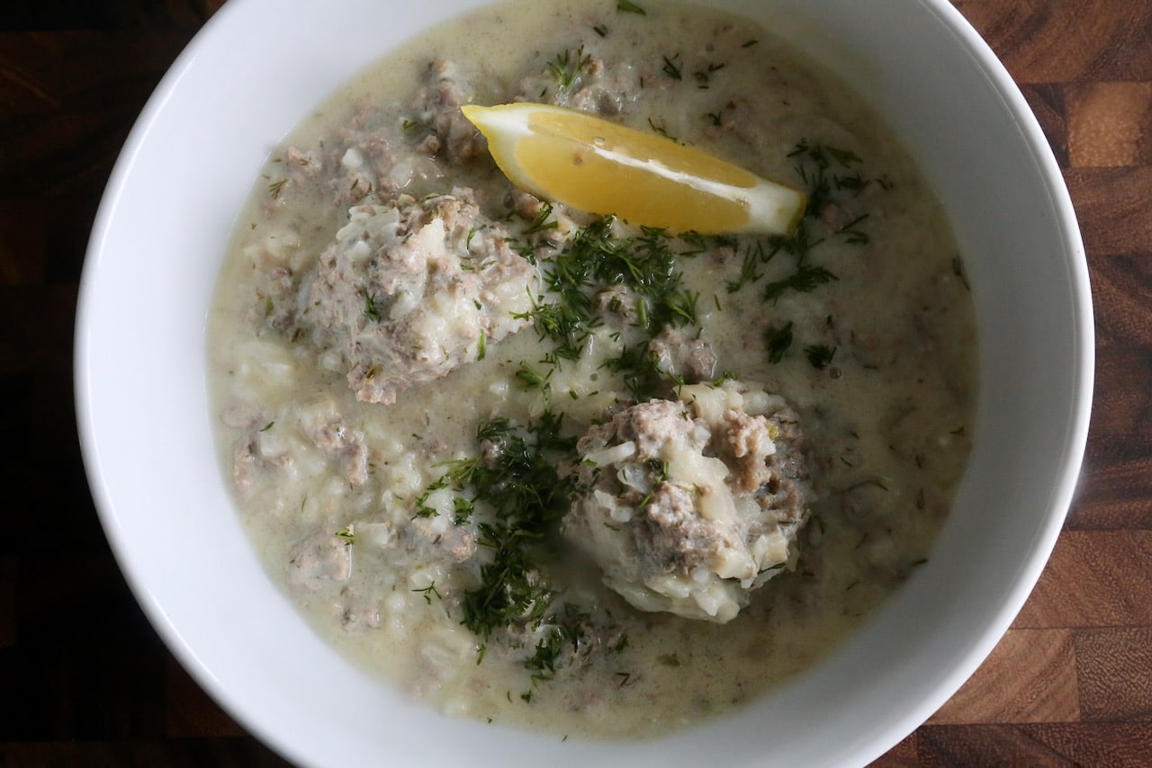 We love serving this Giouvarlakia recipe at a Greek themed dinner party.