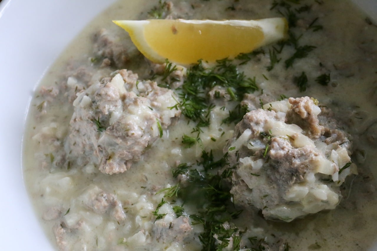 Now you're an expert on how to make authentic Youvarlakia Greek Lemon Soup!