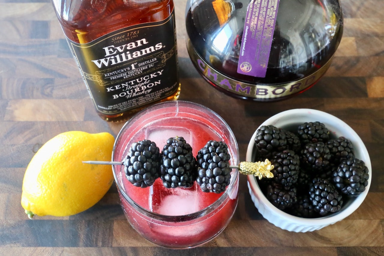 We love serving a refreshing Blackberry Bramble cocktail in the summer during berry season.