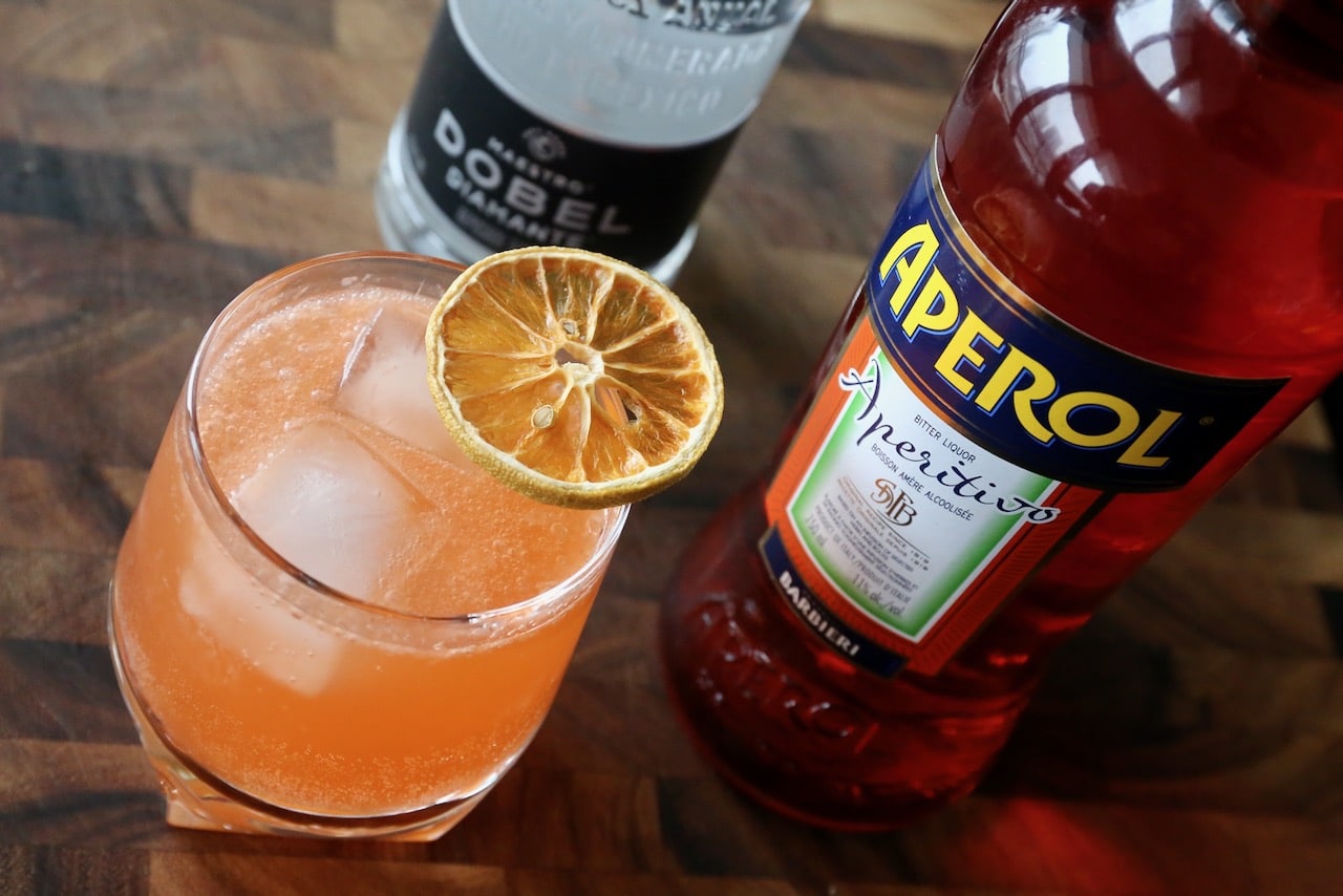 Aperol Tequila Cocktail Drink Recipe