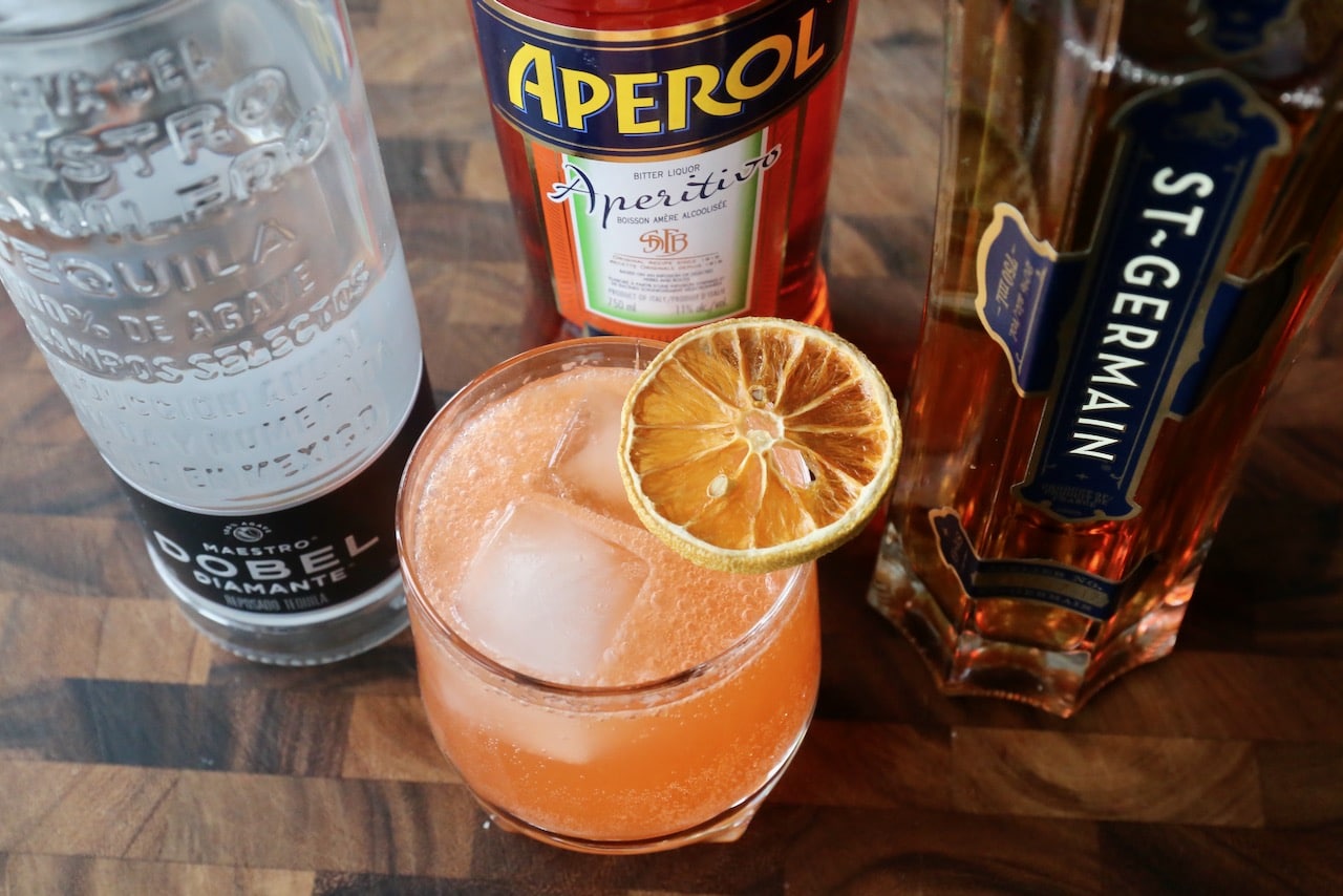 We love serving this refreshing Aperol Tequila Cocktail recipe in the summer on a hot day.