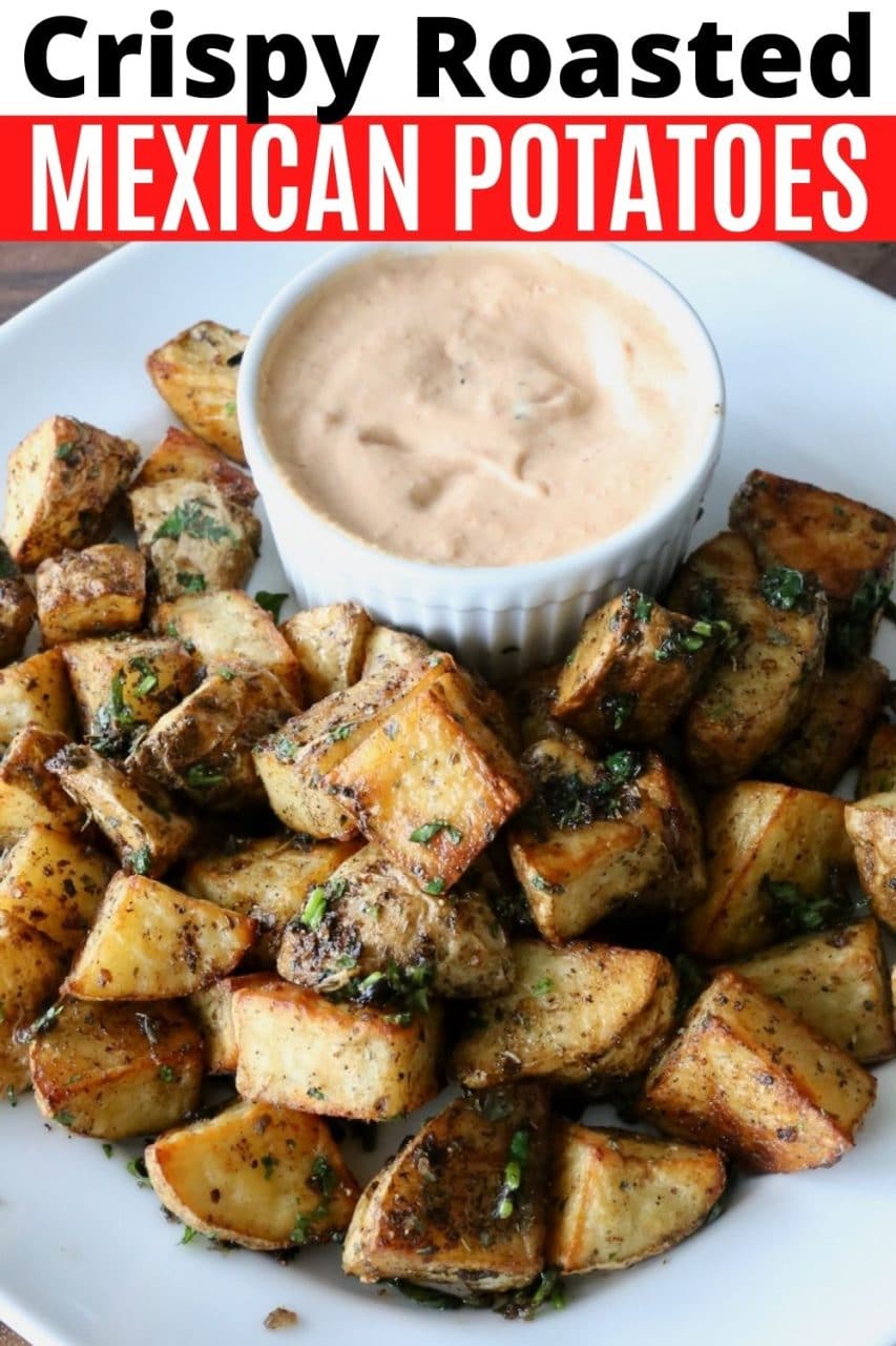 Save our Spicy Chipotle Roasted Mexican Potatoes recipe to Pinterest!