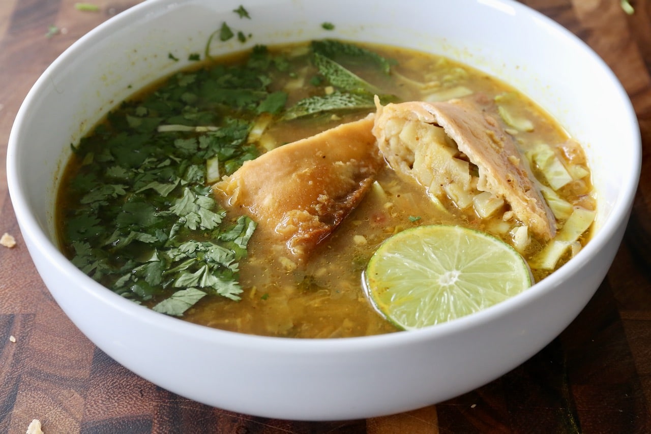 Samusa Vegan Burmese Samosa Soup Recipe