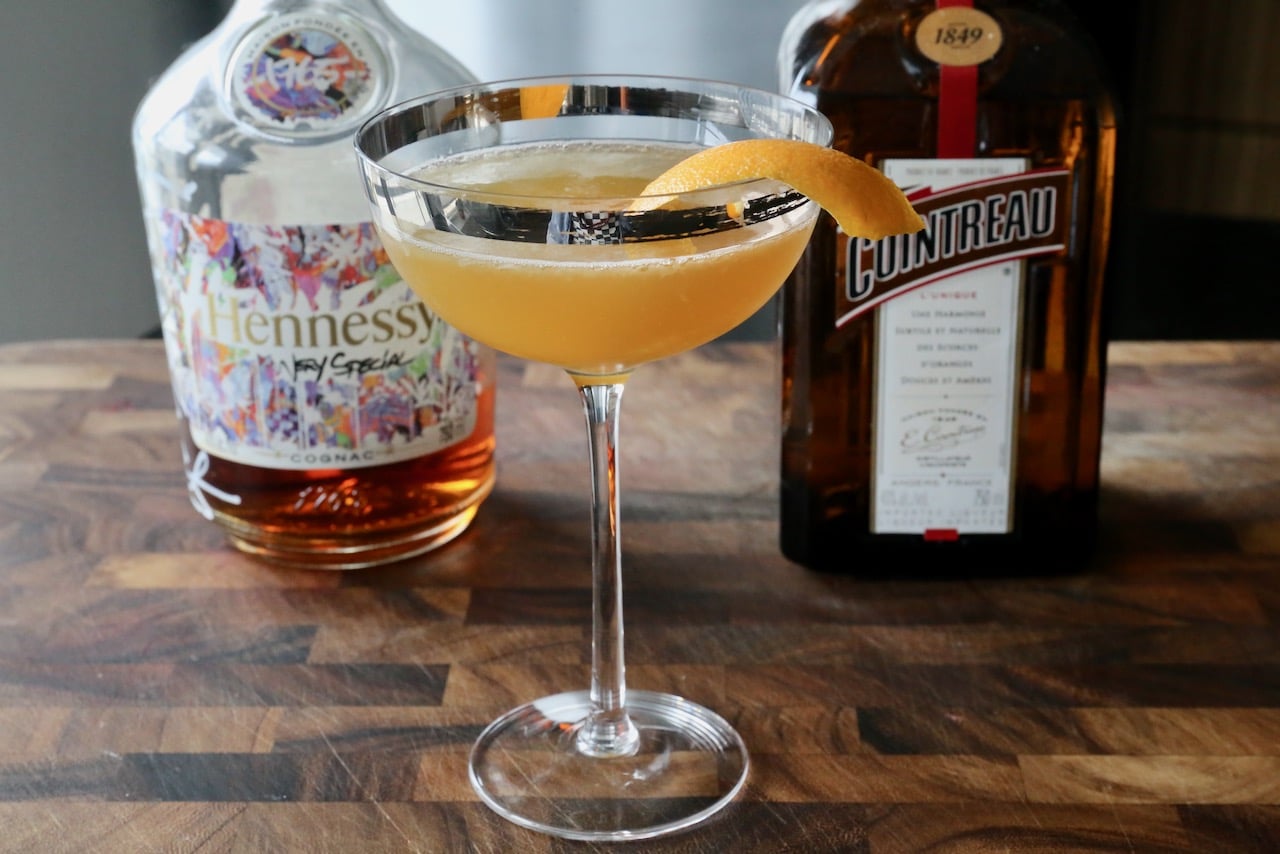 We love serving this cognac cocktail at fancy French dinner parties.