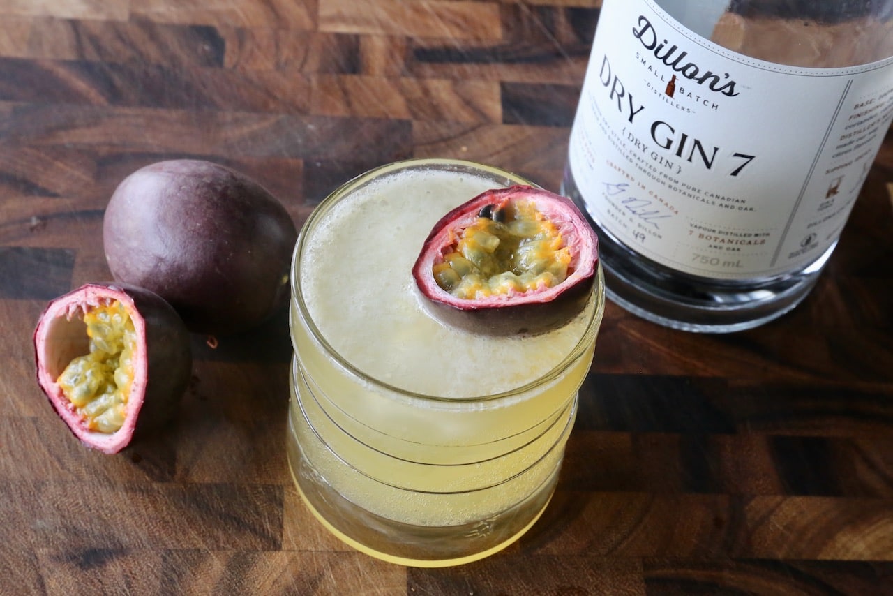 Now you're an expert on how to make a Passion Fruit Gin Cocktail!