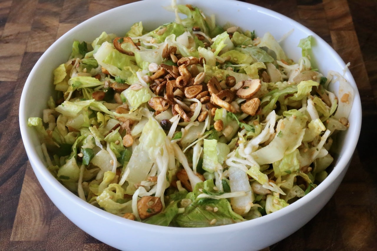 Burmese Ginger Salad Recipe Photo Image.