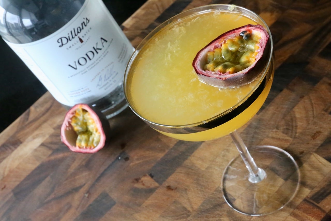 Now you're an expert on how to make a Passion Fruit Vodka Martini Cocktail!
