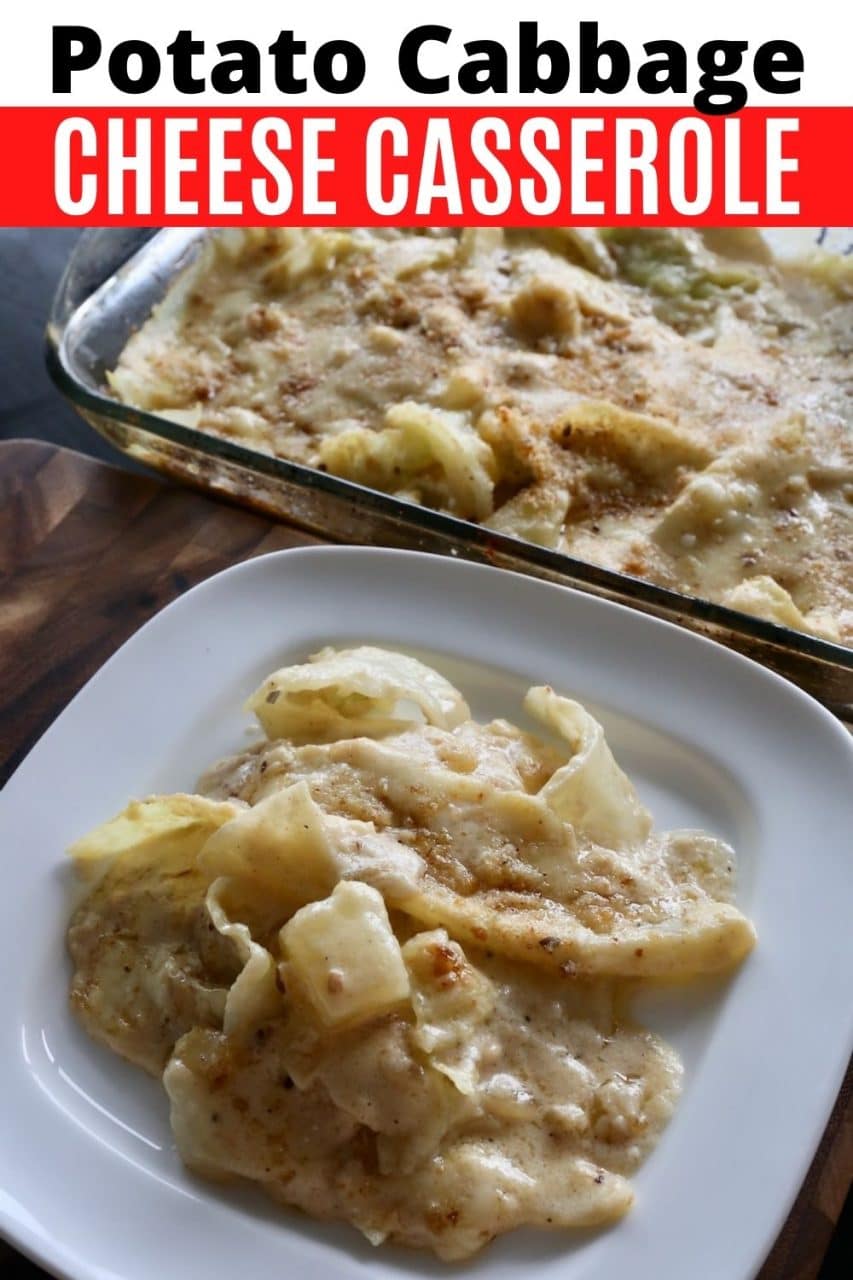 Save our Vegetarian Baked Cabbage with Cheese Casserole recipe to Pinterest!