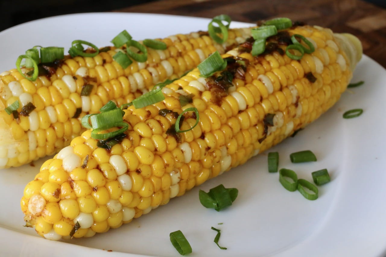 Vietnamese Corn is flavoured with chili, fish sauce, and smoked paprika. 