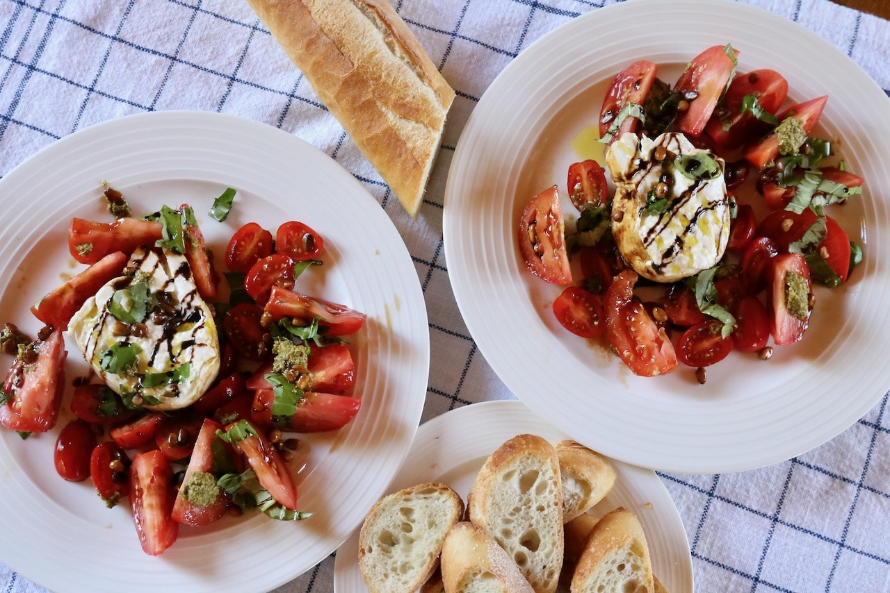 Now you're an expert on how to make an easy Burrata Caprese Salad recipe!