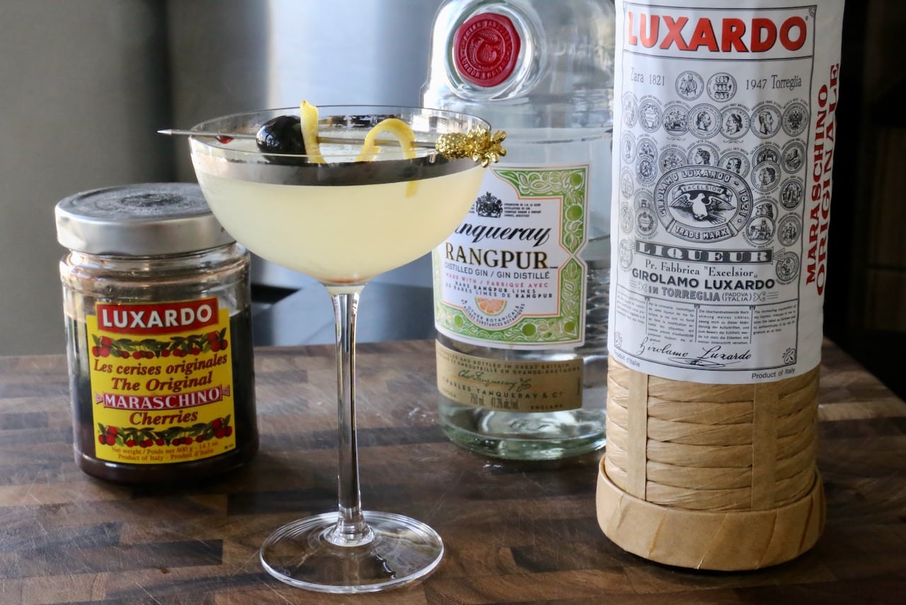 Casino Cocktail Recipe With Luxardo Maraschino Liqueur & Gin ...