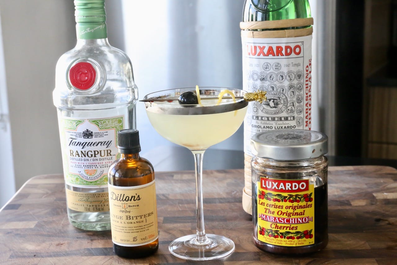 Casino Cocktail Recipe With Luxardo Maraschino Liqueur & Gin